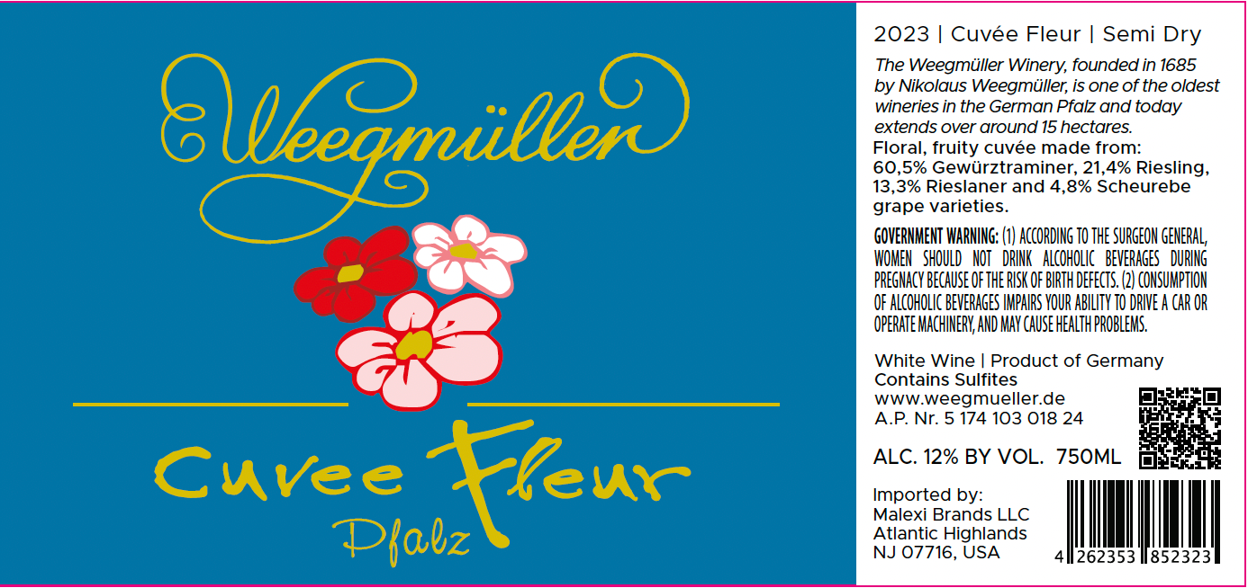 Cuvee Fleur 2023 - 750 ML