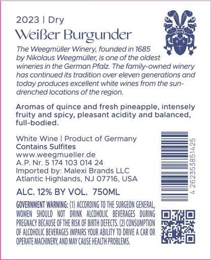 White Burgundy 2023 - 750 ML