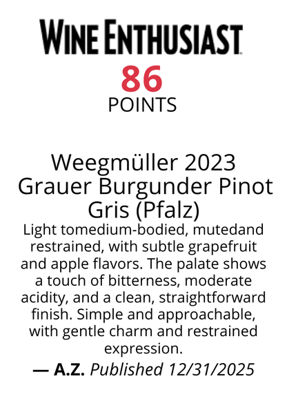 Pinot Gris 2023 - DRY