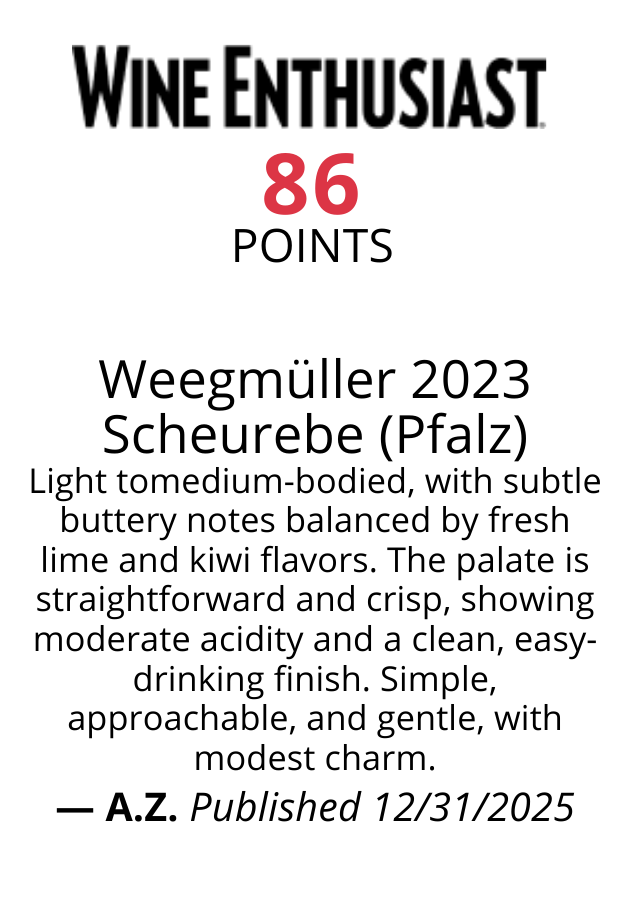 Scheurebe 2023 - DRY